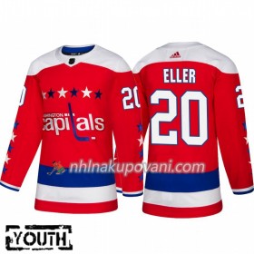 Washington Capitals Dresy Lars Eller 20 Alternate 2018-2019 Adidas Authentic - Dětské